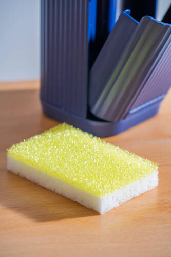 Snoppy Sünger Hazneli Sıvı Sabunluk Lacivert - 19 cm - 4