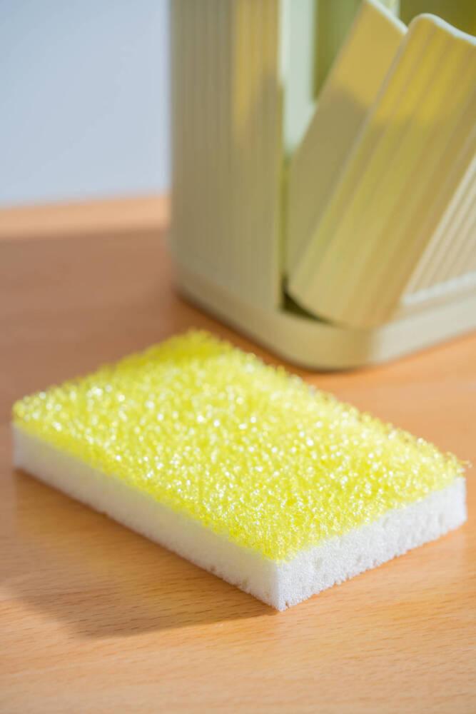 Snoppy Sünger Hazneli Sıvı Sabunluk Mint Yeşili - 19 cm - 4