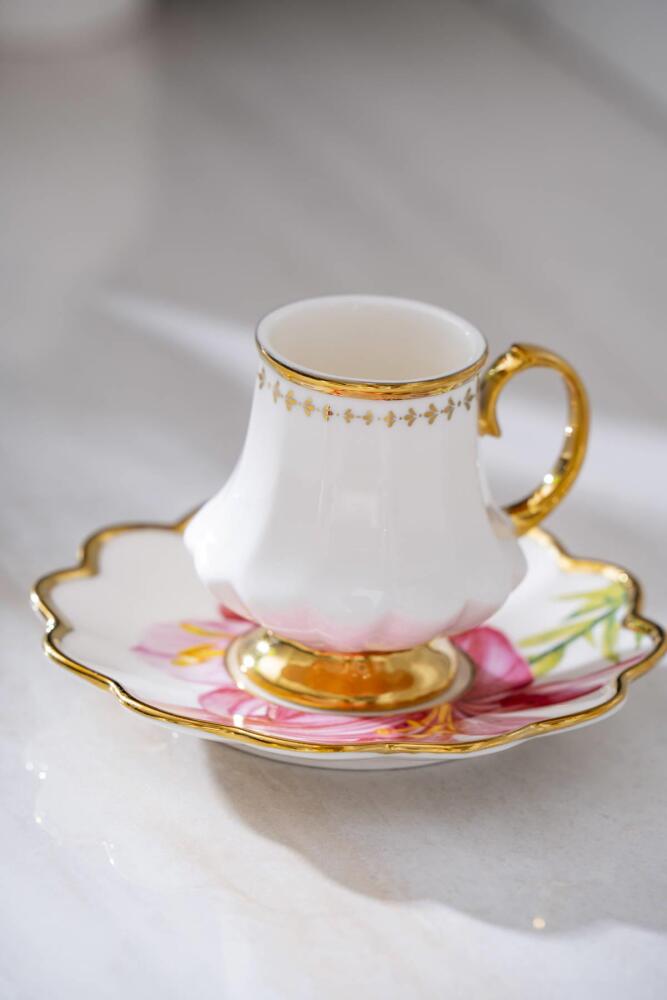 Sofiya 6 Kişilik Kahve Fincanı Takımı - 90 ml - 4
