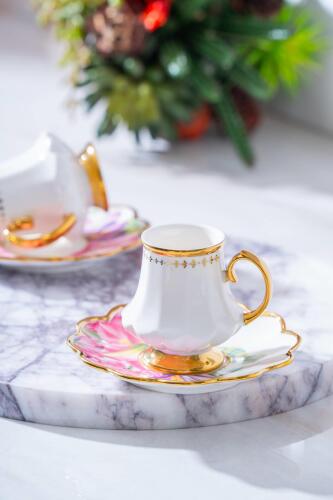 Sofıya Dua 2 Kişilik Kahve Fincanı Takımı - 90 ml - Acar