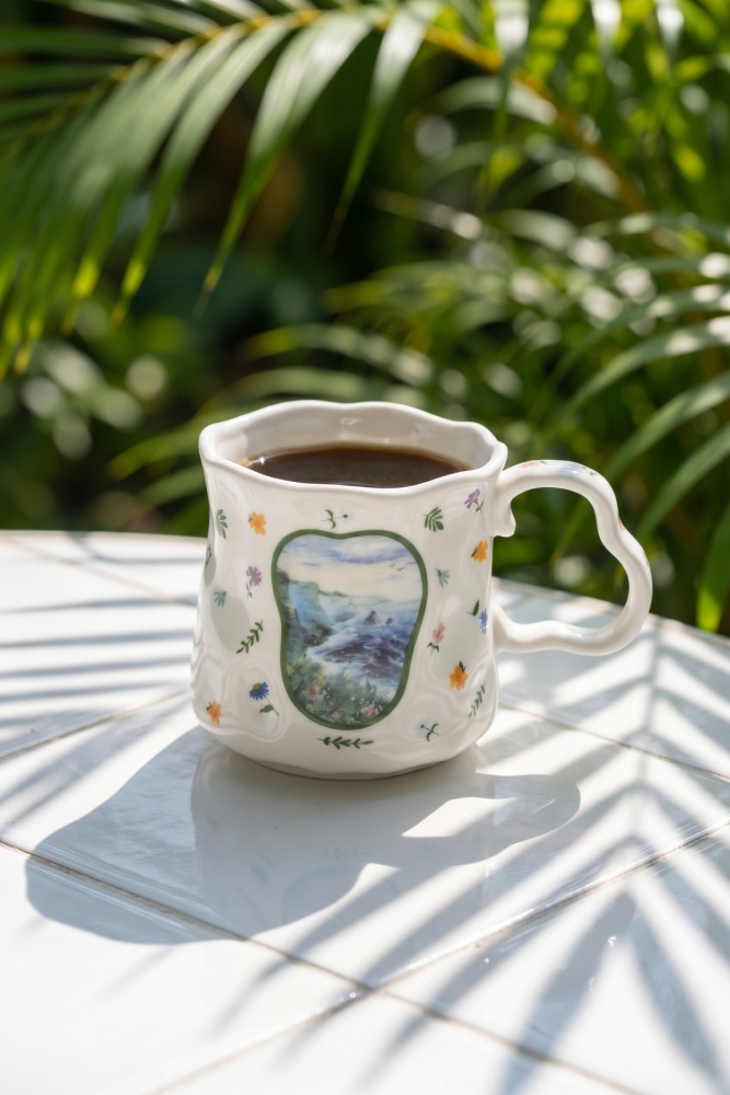 Soleil Porselen Kupa - 400 ml - 2