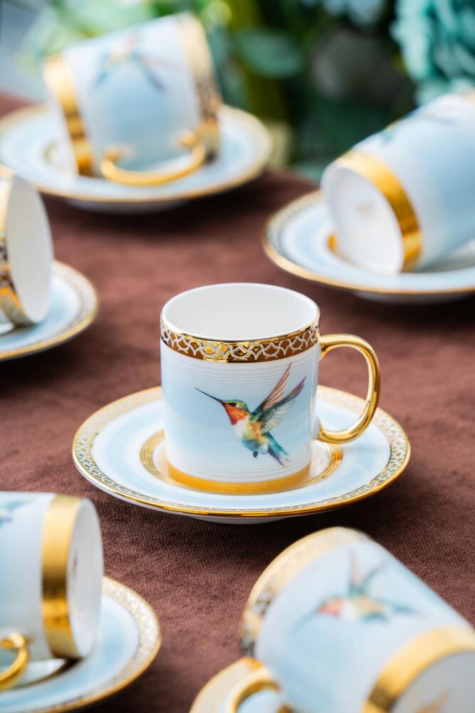 Starling 6 Kişilik Kahve Fincanı Takımı - 90 ml - 1