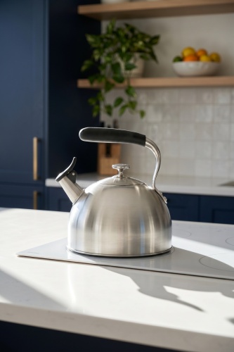 SteamCall Paslanmaz Çelik Düdüklü Su Isıtıcısı İnox - 3 L - 1
