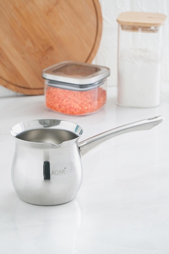 Steel Casserole Coffee Pot - 600 Ml - Acar
