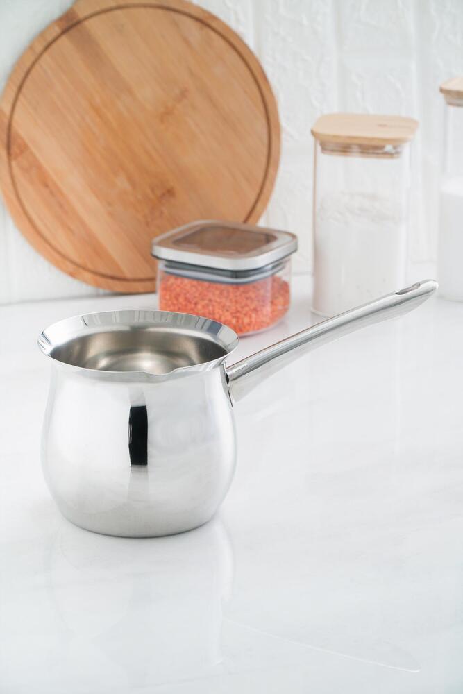 Steel Casserole Coffee Pot - 1