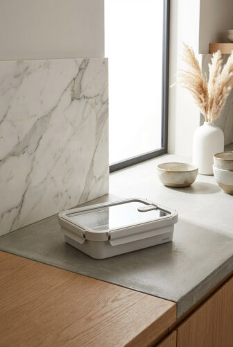 Steelock Paslanmaz Çelik Saklama Kabı - 1500 ml - Acar