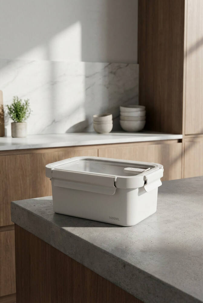 Steelock Paslanmaz Çelik Saklama Kabı - 1600 ml - 1