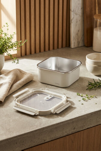 Steelock Paslanmaz Çelik Saklama Kabı - 1700 ml - 2