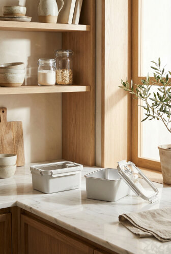 Steelock Paslanmaz Çelik Saklama Kabı - 3100 ml - 2