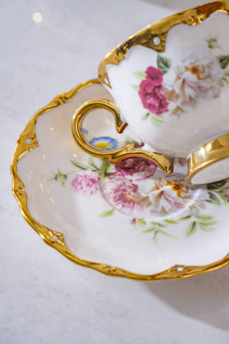 Stelara 6 Kişilik Porselen Kahve Fincan Takımı - 90 ml - 4