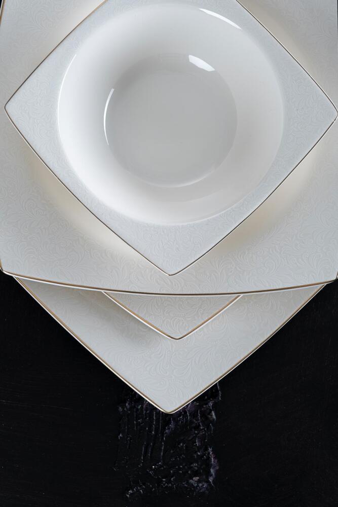 Story 60 Piece 12 Person Porcelain Dinner Set - 3