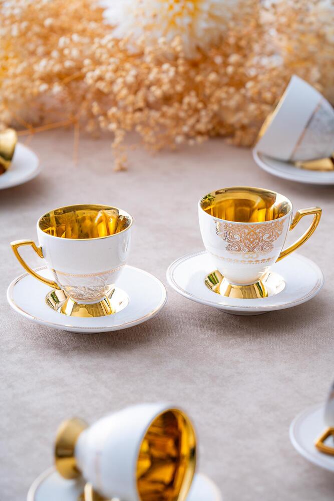 Swan Set Of 6 Coffee Cups - 4