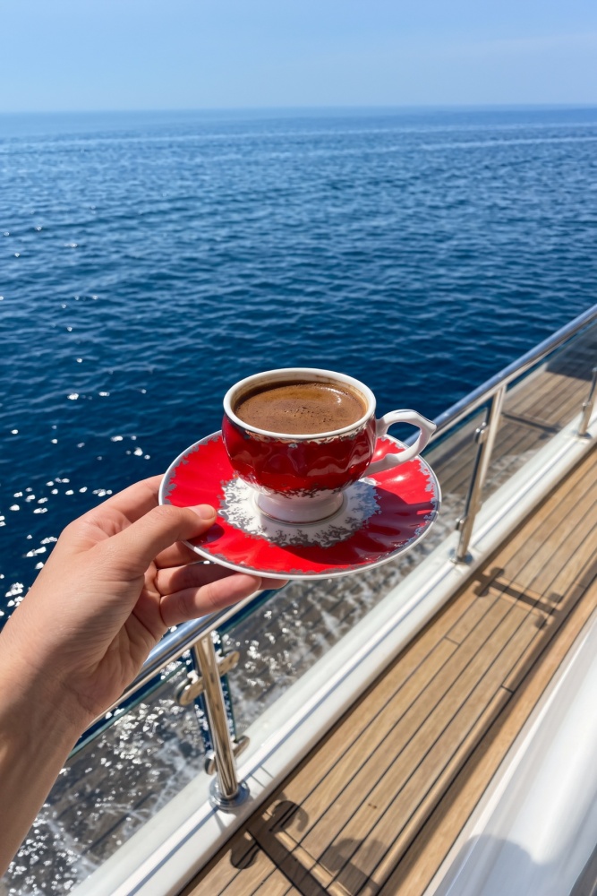 Tabitha 6 Kişilik Porselen Kahve Fincan Takımı - 90 ml - 3