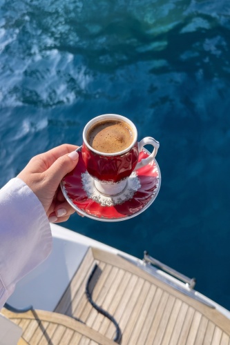 Tabitha 6 Kişilik Porselen Kahve Fincan Takımı - 90 ml - 4