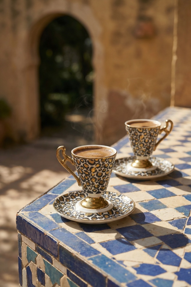 Talina 2 Kişilik Kahve Fincan Takımı - 90 ml - 1
