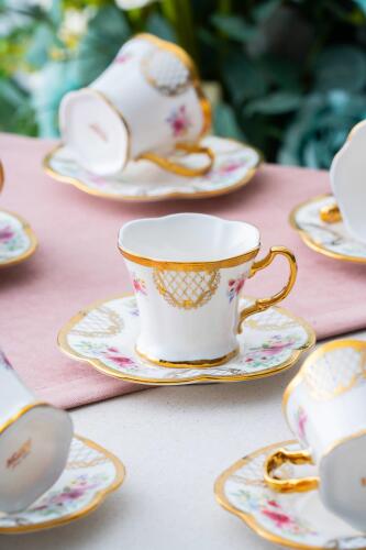 Tenebris 6 Kişilik Kahve Fincanı Takımı - 90 ml - Acar