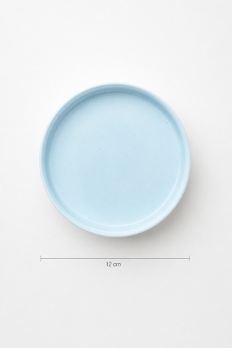 Terra 2 li Porselen Saklama Kabı Seti Mavi - 12 cm - 4