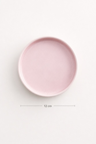 Terra 2 li Porselen Saklama Kabı Seti Pembe - 12 cm - 4