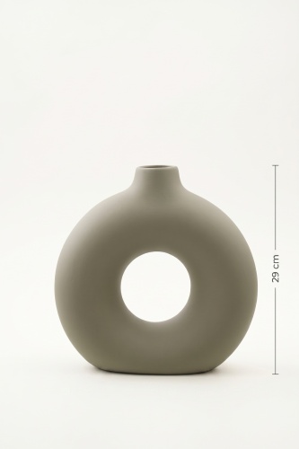 Terra Luxe Halka Vazo Yeşil - 29 cm - 3
