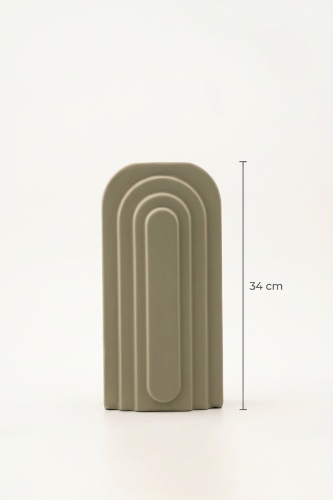 Terra Luxe İskandinav Vazo Yeşil - 34 cm - 3