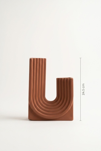 Terra Luxe L Vazo Turuncu - 24 cm - 3