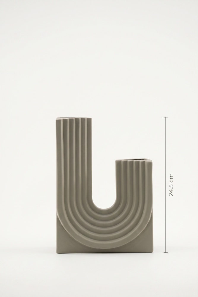 Terra Luxe L Vazo Yeşil - 24 cm - 3