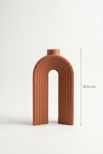 Terra Luxe N Vazo Turuncu - 31 cm - 3