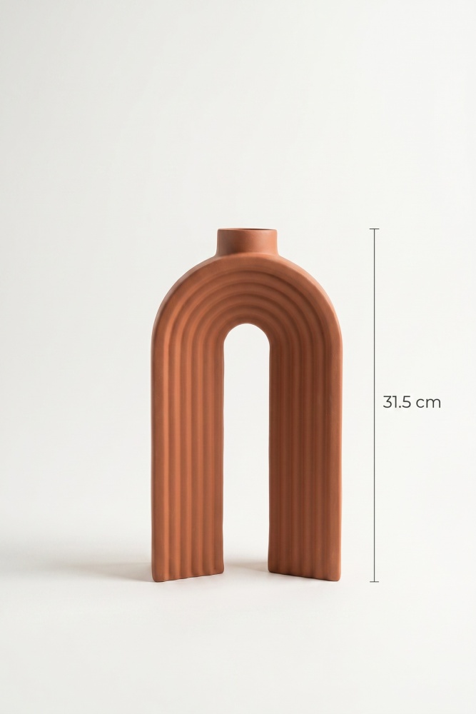 Terra Luxe N Vazo Turuncu - 31 cm - 3