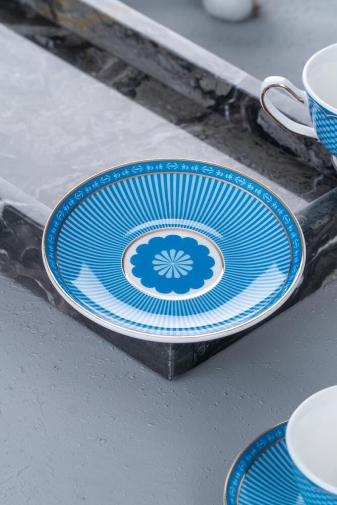 Tessa 2 Kişilik Porselen Kahve Fincanı Takımı - 90 ml - 4