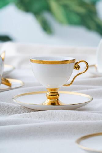 Thelma Gold 6 Kişilik Kahve Fincanı Takımı - 100 ml - 2