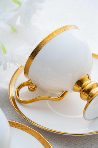 Thelma Gold 6 Kişilik Kahve Fincanı Takımı - 100 ml - 3