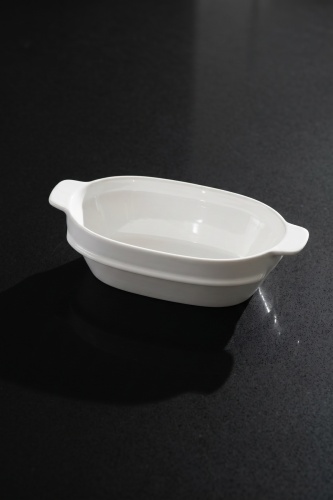 Thora Porselen Oval Fırın Kabı - 17 cm - ACAR