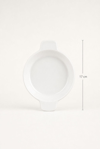 Thora Porselen Yuvarlak Fırın Kabı - 17 cm - 3