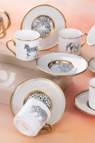 Tilda Coffee Cup Set For 6 People - 90 Ml - 5