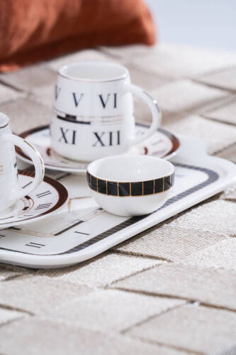 Timeless 2 Kişilik Tepsili Kahve Fincan Takımı - 100 ml - 3