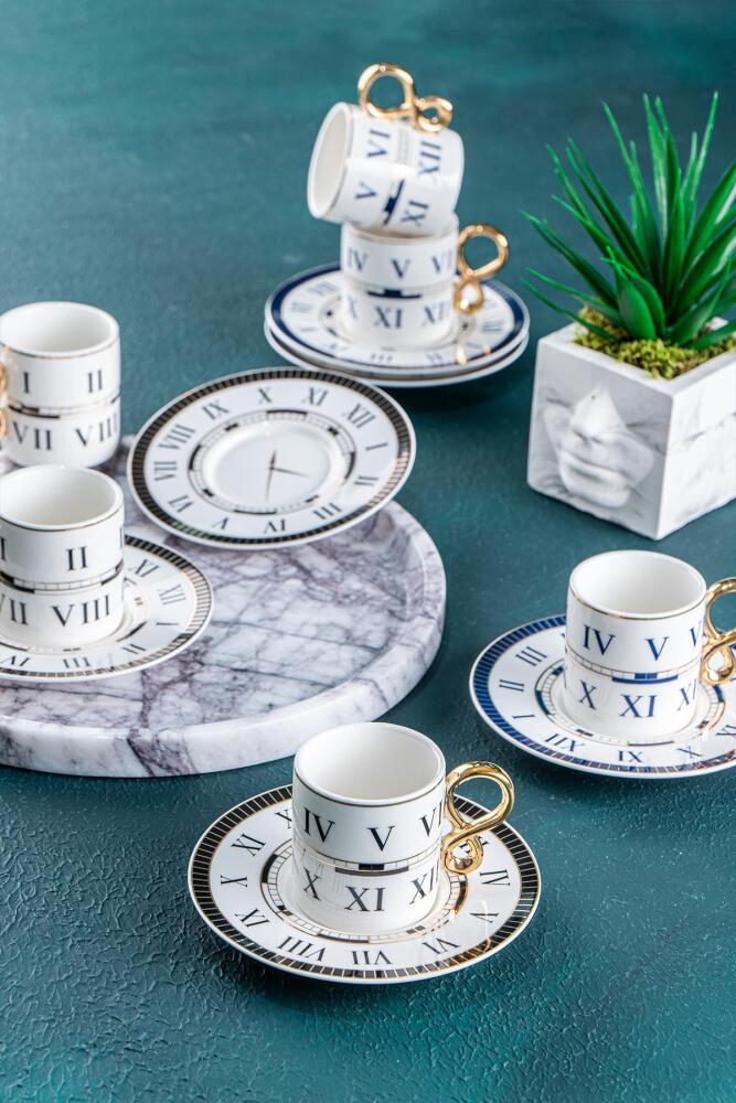 Timeless 6 Kişilik Kahve Fincanı Takımı - 90 ml - 1