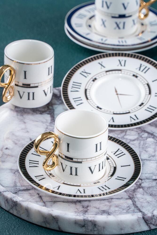 Timeless 6 Kişilik Kahve Fincanı Takımı - 90 ml - 2