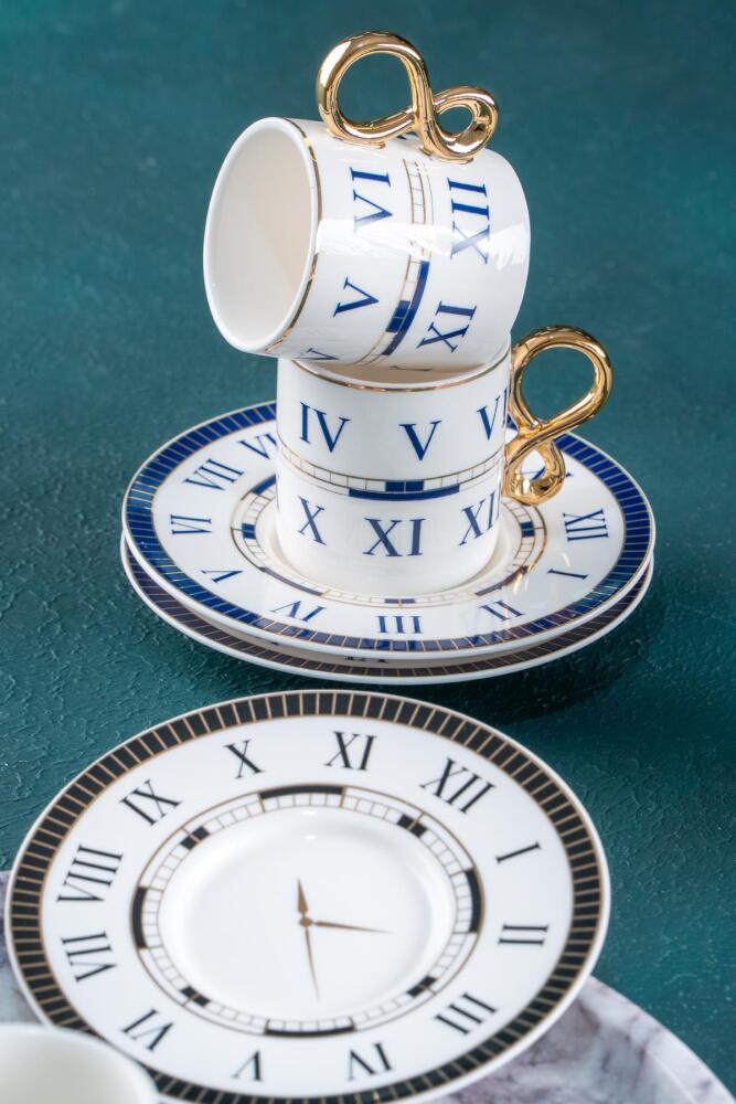 Timeless 6 Kişilik Kahve Fincanı Takımı - 90 ml - 3