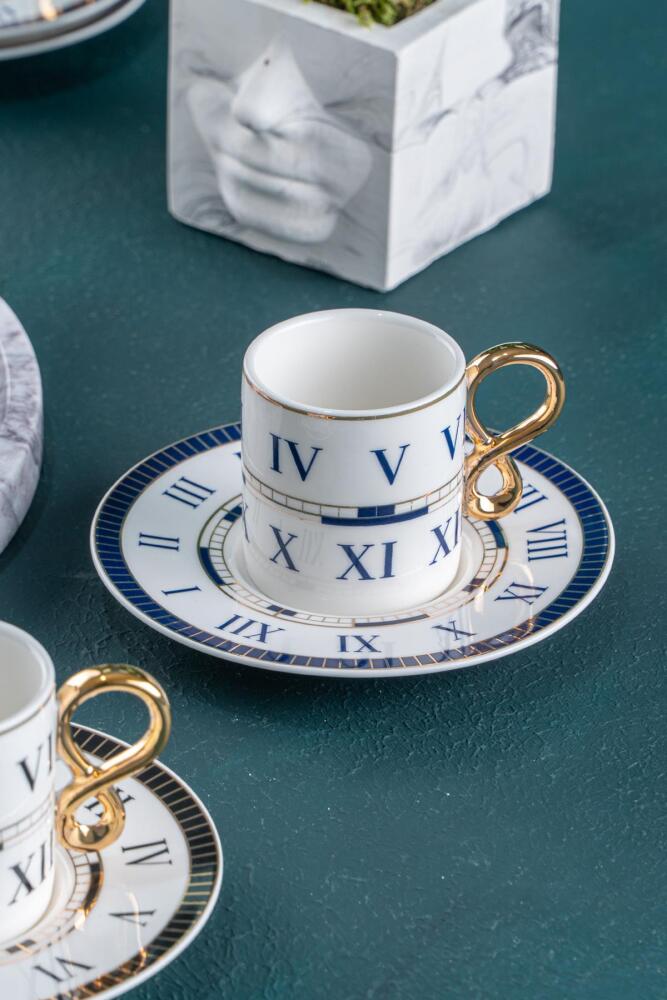 Timeless 6 Kişilik Kahve Fincanı Takımı - 90 ml - 4