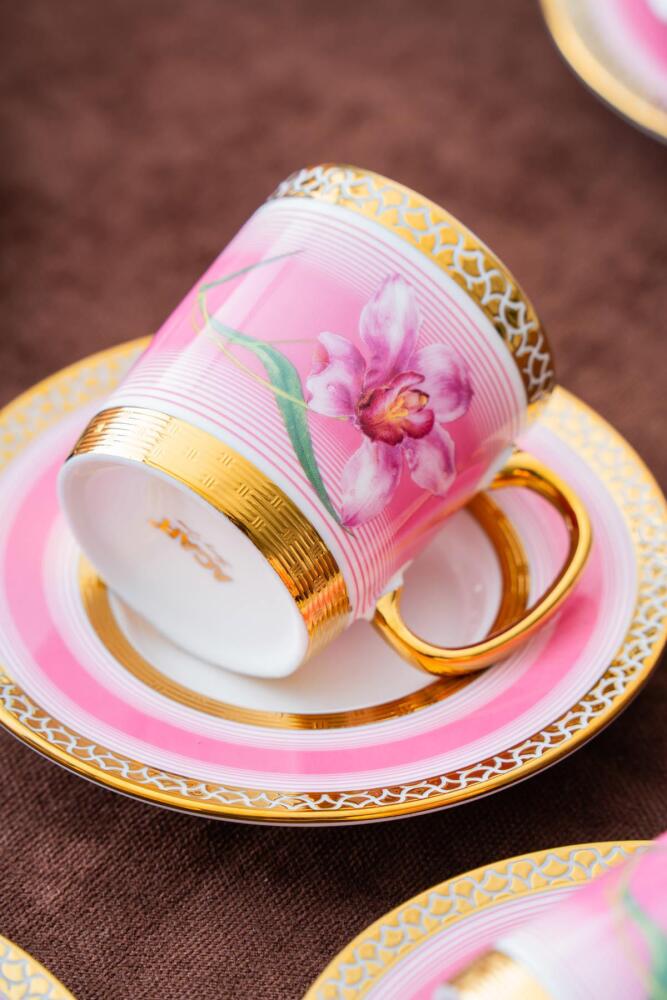 Tulip 6 Kişilik Kahve Fincanı Takımı - 90 ml - 4