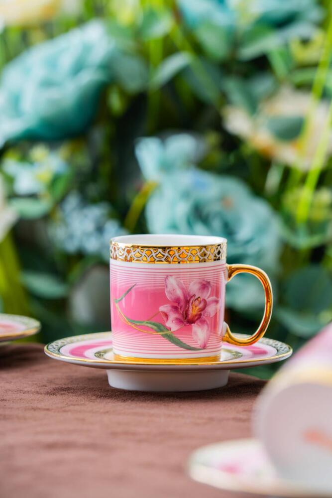 Tulip 6 Kişilik Kahve Fincanı Takımı - 90 ml - 6