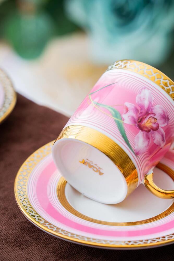 Tulip 6 Kişilik Kahve Fincanı Takımı - 90 ml - 7