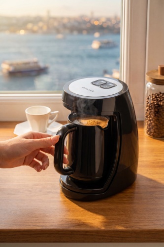 Ultimate Pro Keyifle Türk Kahve Makinası Siyah - Acar