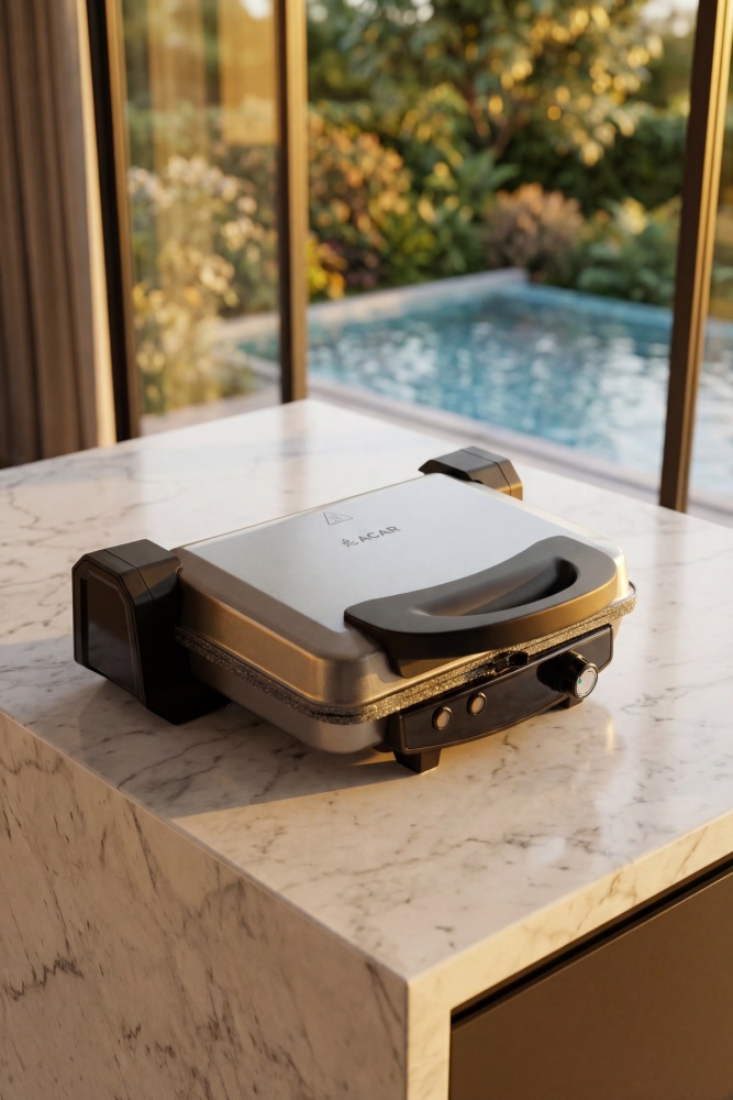 Ultimate Pro Pressio Izgara Ve Tost Makinesi İnox - 1800 W - 3