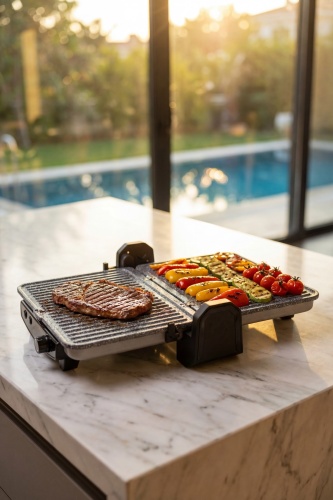 Ultimate Pro Pressio Izgara Ve Tost Makinesi İnox - 1800 W - 4