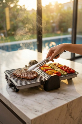 Ultimate Pro Pressio Izgara Ve Tost Makinesi İnox - 1800 W - 5