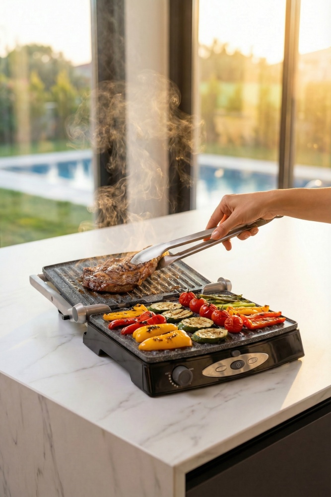 Ultimate Pro Pressio Izgara Ve Tost Makinesi İnox - 2000 W - 5