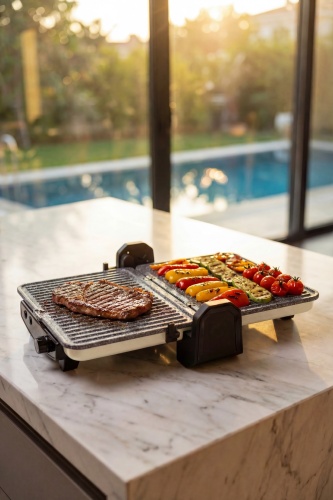 Ultimate Pro Pressio Izgara Ve Tost Makinesi Krem - 1800 W - 4