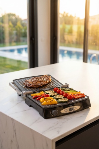 Ultimate Pro Pressio Izgara Ve Tost Makinesi Krem - 2000 W - 4