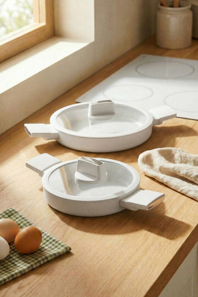 Ultimate Pro Silikon Kapaklı 2 li Sahan Set - 1